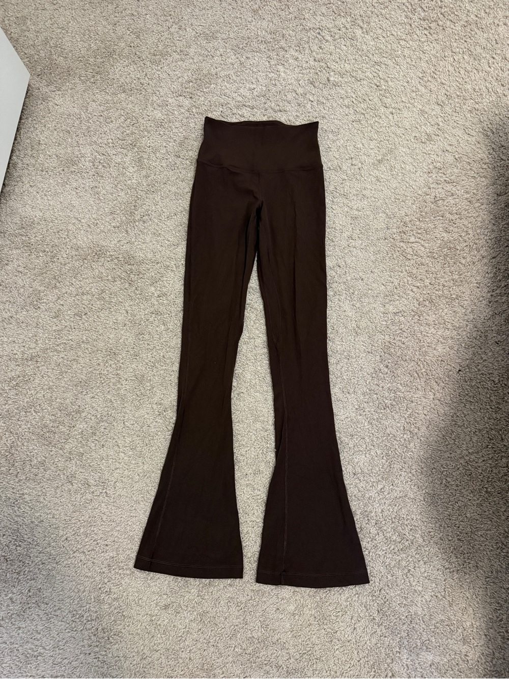 Lululemon dark brown mini flare leggings